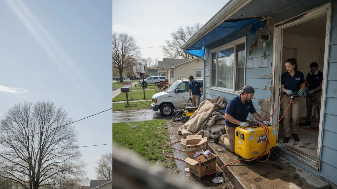 Basement Flood Cleanup in Woodlawn, IL near me
